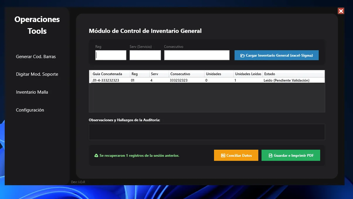 Imagen del proyecto Operacion Tools 7